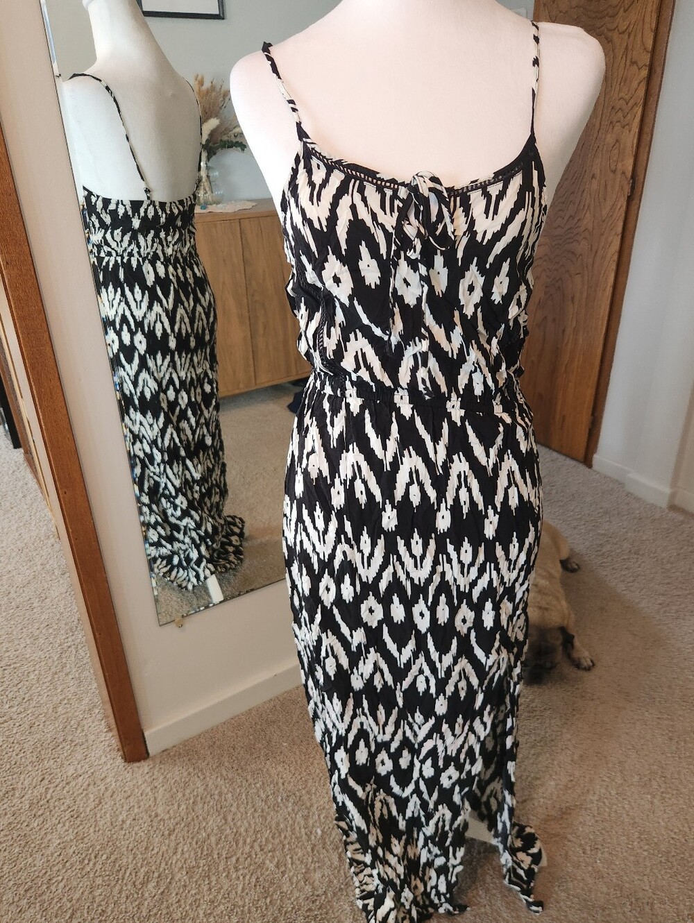 (2 For $25) Rosette by be cool Aztec maxi dress